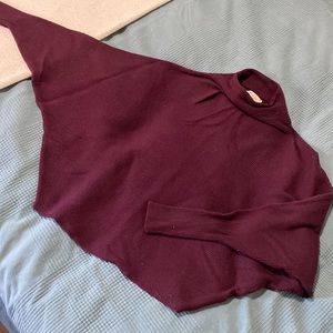 Soft maroon sweater